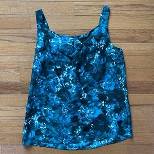J. Crew 100% Silk Floral Sleeveless Blouse - Size 2